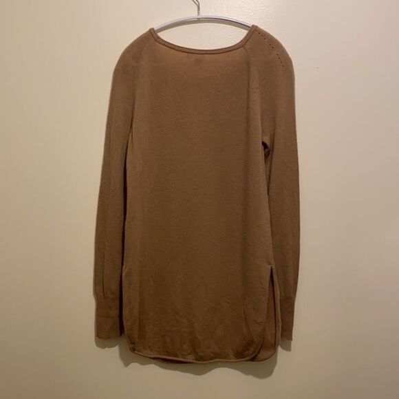 𝅺HALOGEN wool/ cashmere long sweater / tunic. Size S - Picture 4 of 9